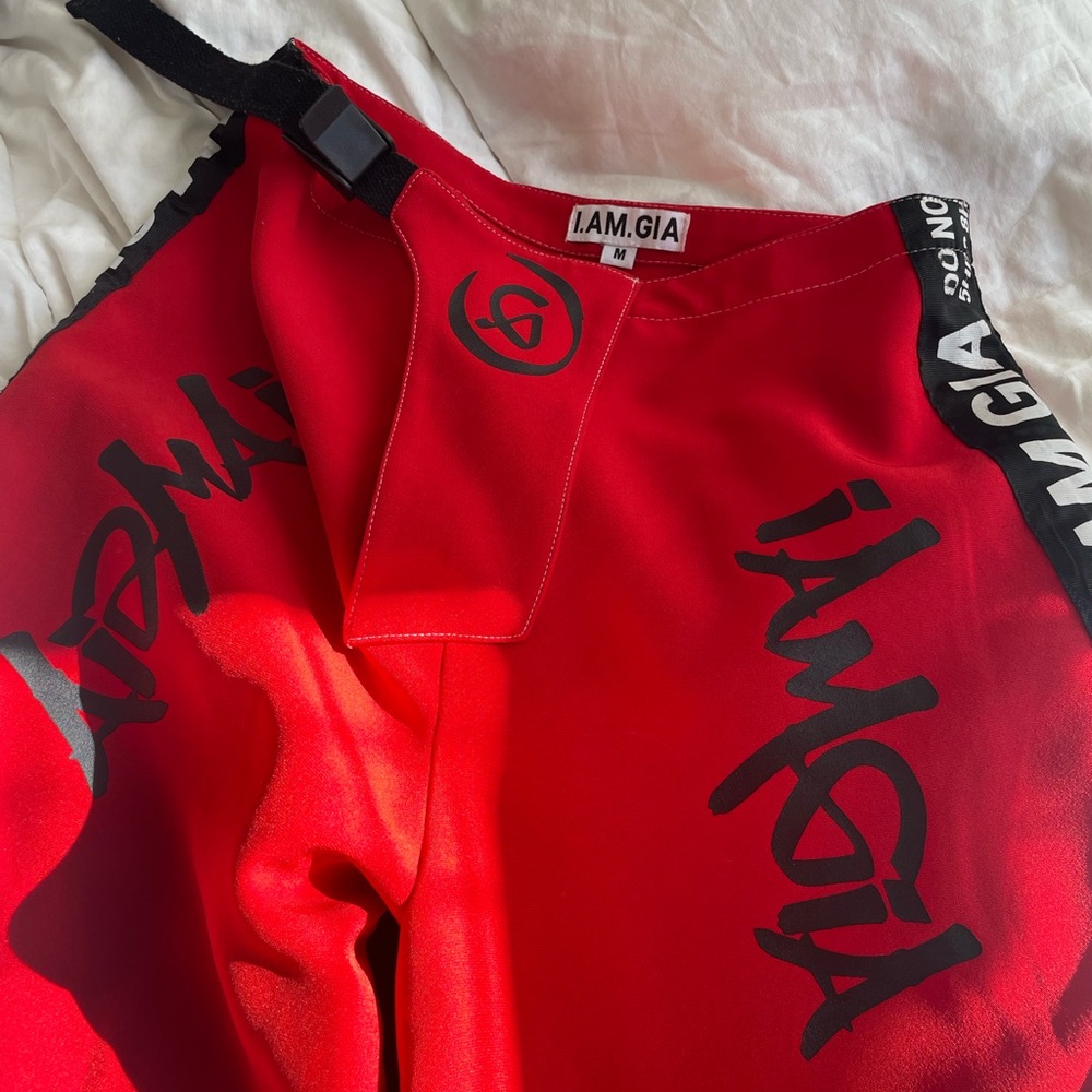 I AM GIA motorcycle race car cargo pants